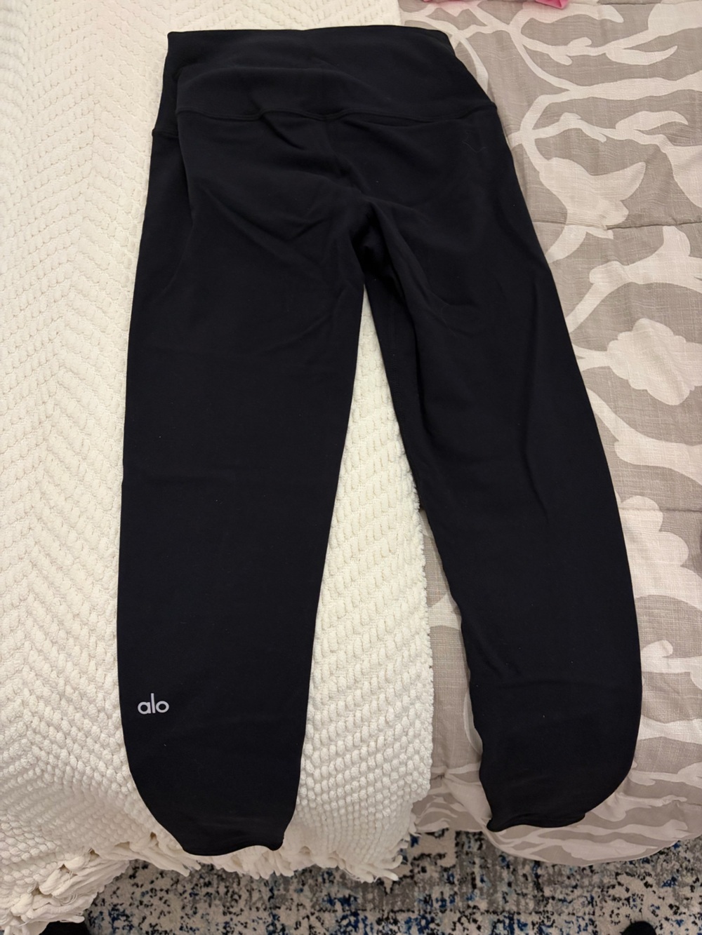 Alo Black Womens Leggings Size S